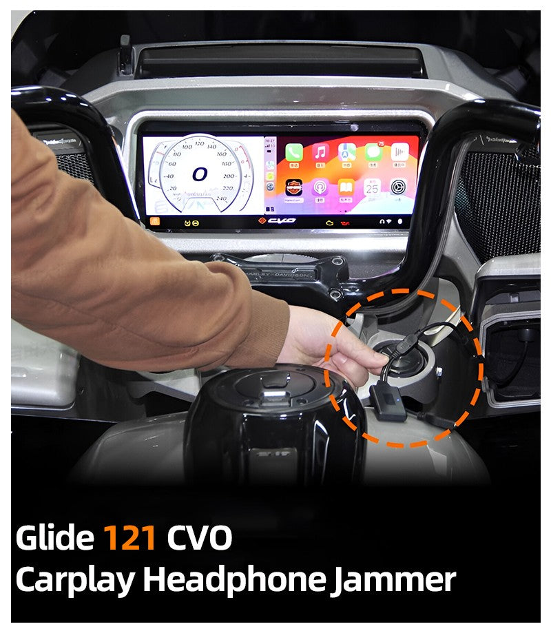 Adaptador sem fio Road Faith para Carplay de motocicleta Harley 2023-up 121CVO 2019-2022 117CVO Touring Street/Road Glide para iPhone