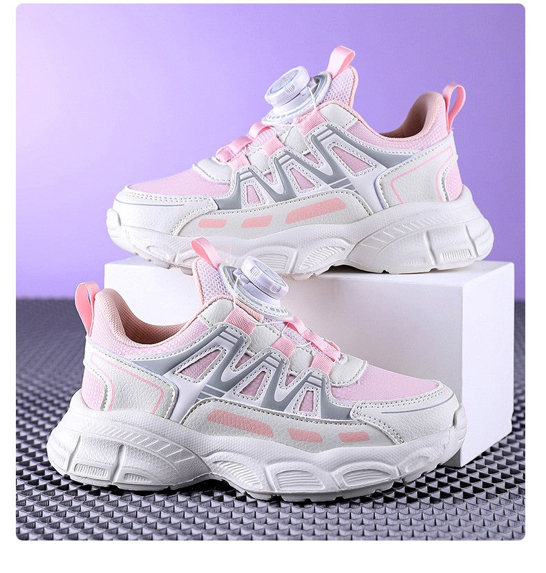 Hot Sell Children Shoes Size 28-39 Boys Fashion Sneakers Girls Sport Running Shoes Kids Breathable Casual Trainers Outdoor Shoes