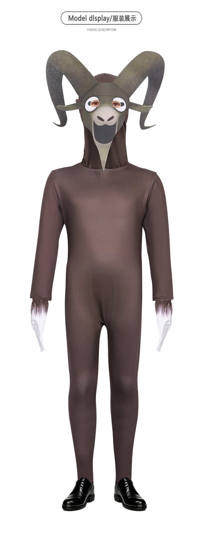 Game 99 Nights in The Forest Owl Monster The Ram Costume Adult Secret The Horror Deer VS Owl Costumes Cartoon Animal Dressing