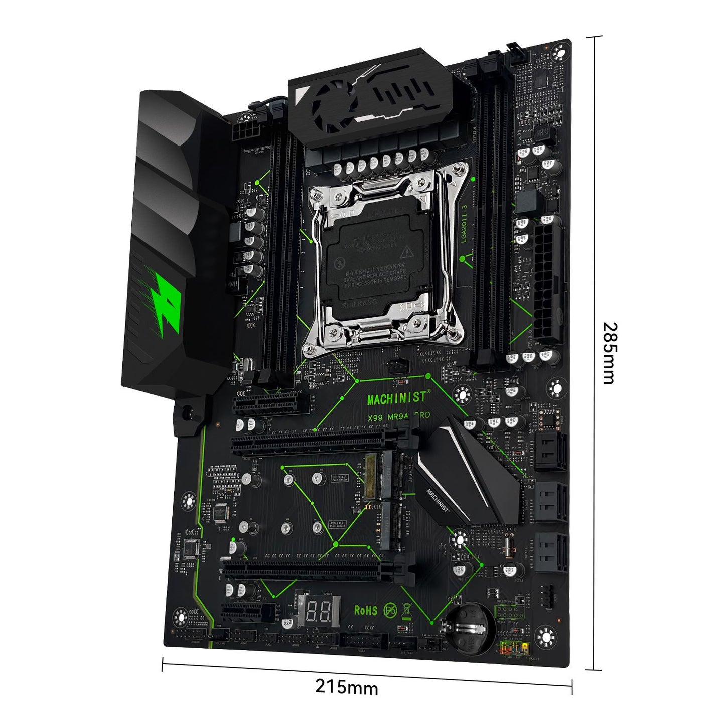 Kit de placa-mãe MACHINIST X99 MR9A PRO LGA 2011-3 Processador Xeon E5 2680 V4 Memória RAM DDR4 2x8GB 2133MHZ Nvme M.2 ATX