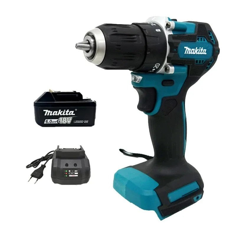 Makita DDF487 Parafusadeira/Furadeira Elétrica Brushless 18V Furadeira de Impacto para Equipe de Decoração Ferramentas Elétricas para Bateria Makita 18V