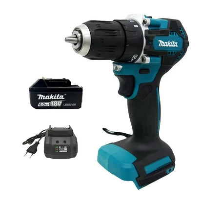 Makita DDF487 Parafusadeira/Furadeira Elétrica Brushless 18V Furadeira de Impacto para Equipe de Decoração Ferramentas Elétricas para Bateria Makita 18V