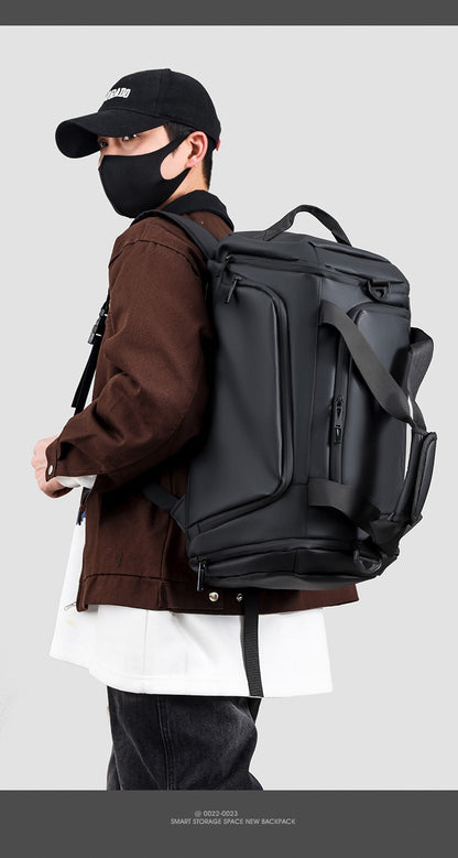 Customized Travel Bag Logo Large Capacity Storage Bag Men's Handheld Shoulder Bag Sports Gym Bag DIY