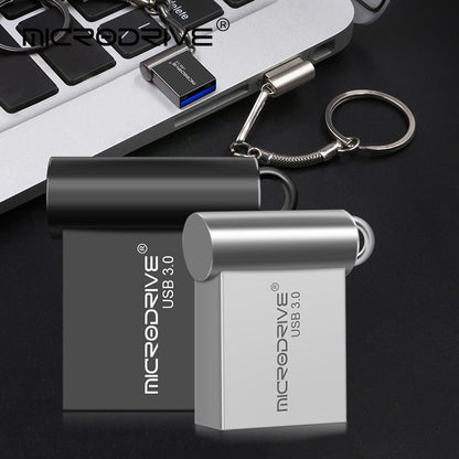 Mini Pen Drive USB 128GB 64GB 32GB 16GB Metal 3.0 Pendrive Memory Stick Pen Drive 3.0 Alta Velocidade 128GB 64GB U Disk