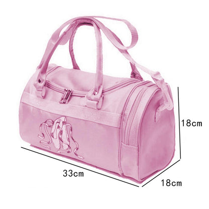 Shoulder Ballet Dance Bags Pink Girls Ballet Sports Dance Shoulder Bag Rucksack Embroidered Bags For Child Girls