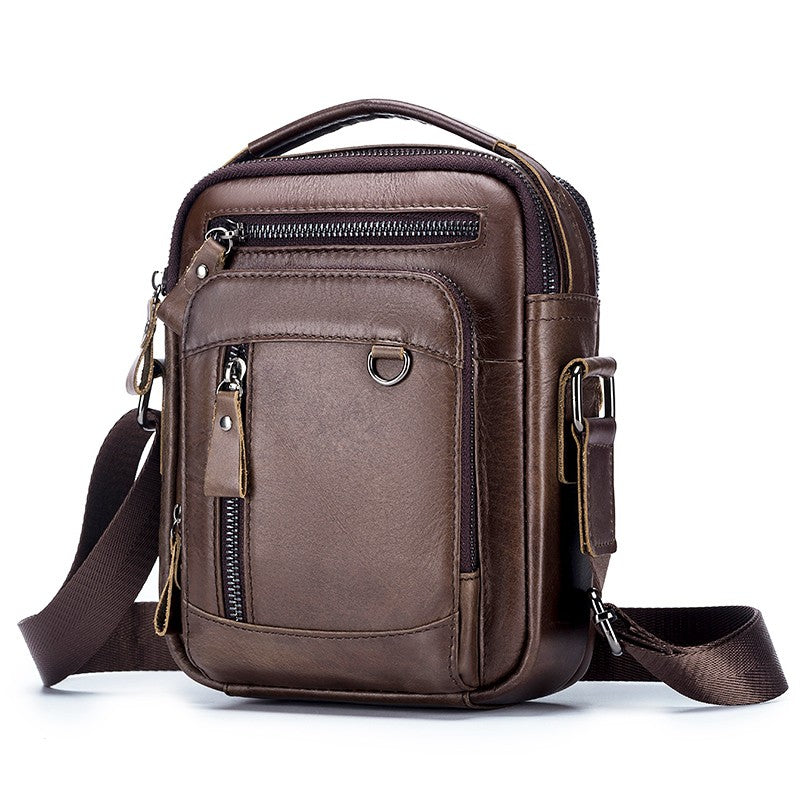 Brand 100% Genuine Leather Men's Shoulder Bags Messenger Bag for Men Crossbody Bags new Small Man Designer Handbag Bolso Male