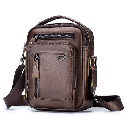 Brand 100% Genuine Leather Men's Shoulder Bags Messenger Bag for Men Crossbody Bags new Small Man Designer Handbag Bolso Male