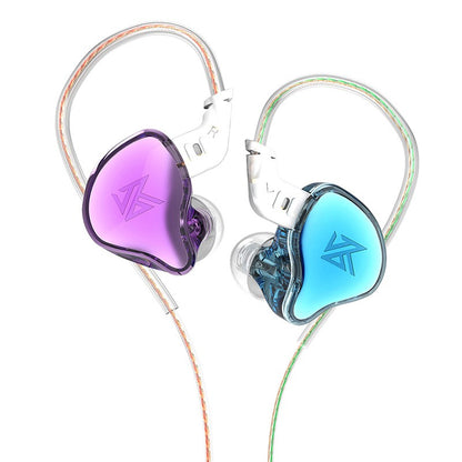 KZ EDC  EDCX Wired Headset Hanging In Ear Earbuds Headphones With Microphone Game Sport Monitor Noice Cancelling Earphones
