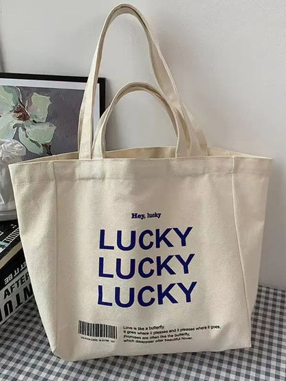 Wholesale 100pcs/Lot Custom Logo Printed Natural Cotton Canvas Shopping Take Out Bags with Double Handles for Trade Show School