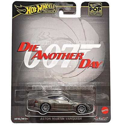 New Genuine Hot Wheels Entertainment Pop Culture Oil Set Topgun Pors Rs Shark Alloy Car Vanquish 007 2000gt Toy Boy Cool Gifts