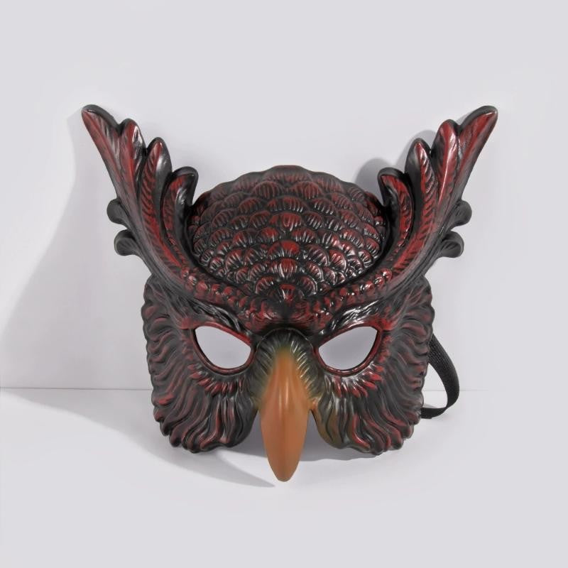Halloween Owl Mask Carnival Props Owl Mask Festival Cosplay Photo Props Atmosphere Dance Party Dress Up