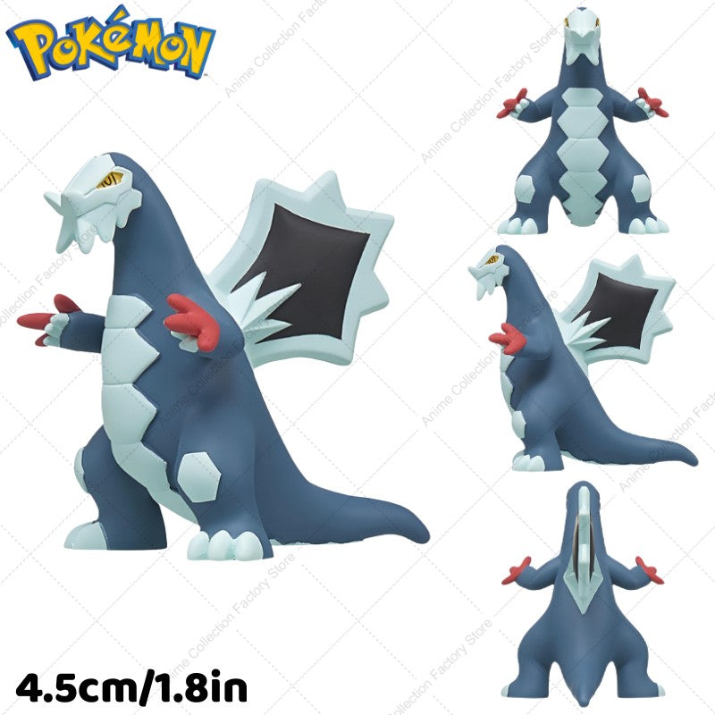 100% Original Takara Tomy Pokemon Figure Toys Chikorita Totodile Tepig Mega Metagross Charizard X PVC Figurine Model Dolls Gifts