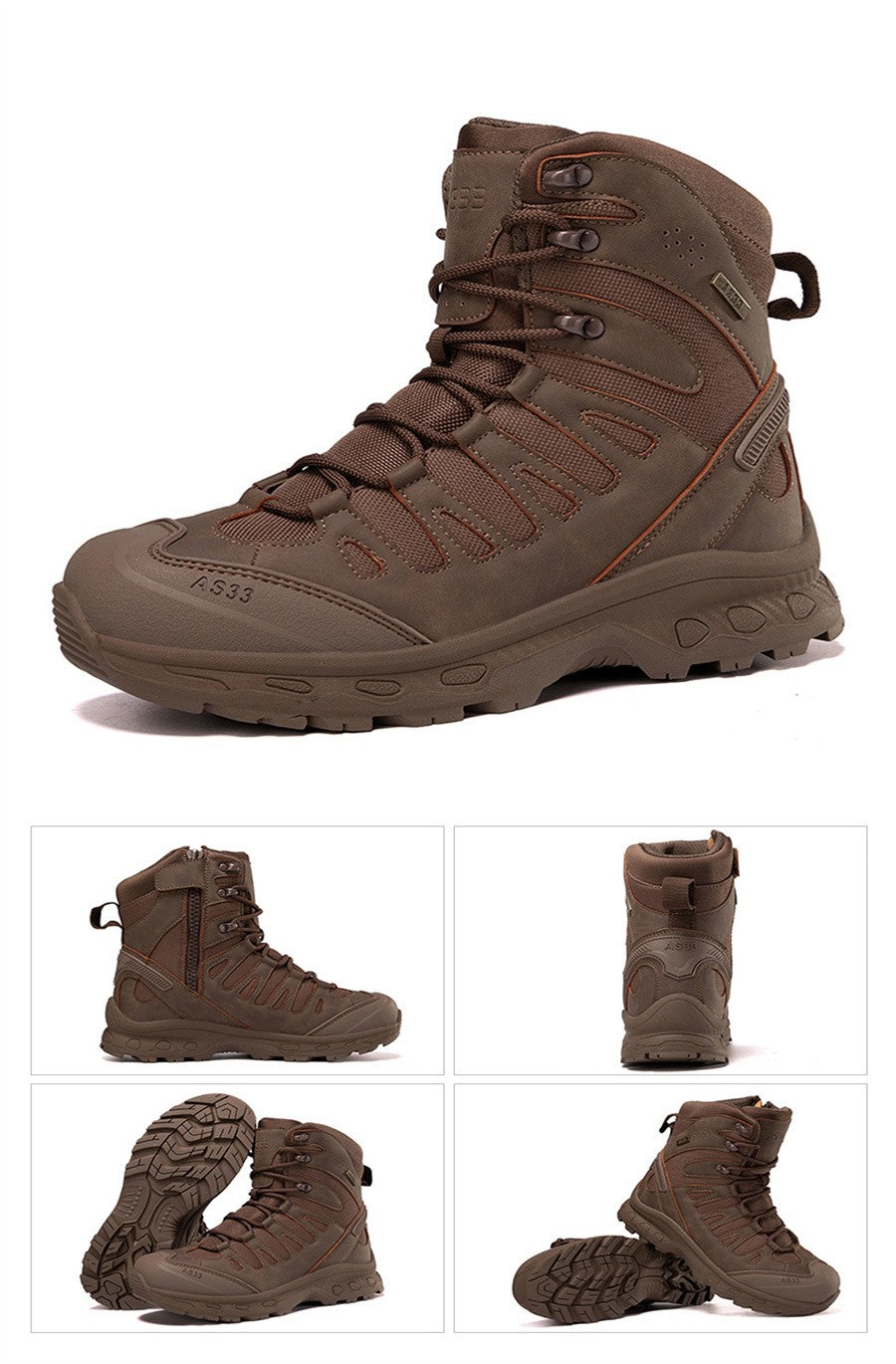 High Top Waterproof Men's Tactical Boots Hiking Shoes Large Size 47 Outdoor Sneakers Hiking Boots Non Slip Motorcycle Boots Men