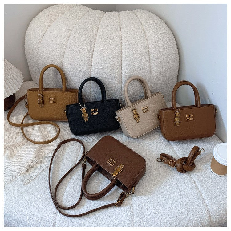 2025 New Trendy Women's Small Square Bag Minimalist Luxury Shoulder Bag for Mobile Phone Girl Fashion Crossbody Pouch Purse