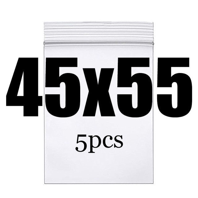 Clear Thick Zip Lock Ziplock Storage Bags Heavy-Duty Transparent Plastic Zip Package Small Jewelry Packing Reclosable Poly Pouch