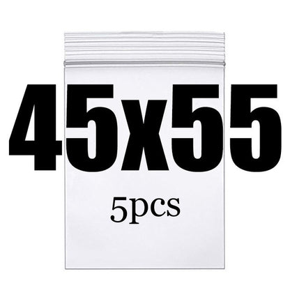 Clear Thick Zip Lock Ziplock Storage Bags Heavy-Duty Transparent Plastic Zip Package Small Jewelry Packing Reclosable Poly Pouch