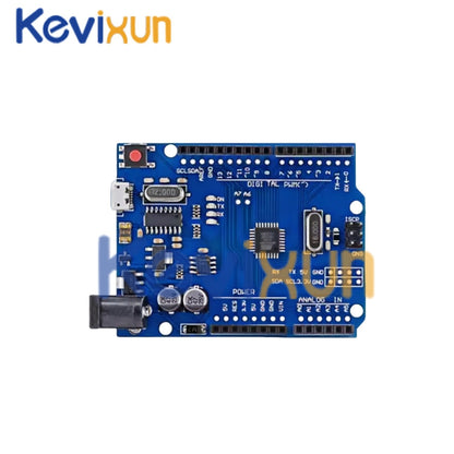 1-10PCS UNO R3 CH340G MEGA328P Chip para Arduino UNO R3 + CABO USB/TIPO-C Placa de Desenvolvimento ATMEGA328P-AU 16Mhz