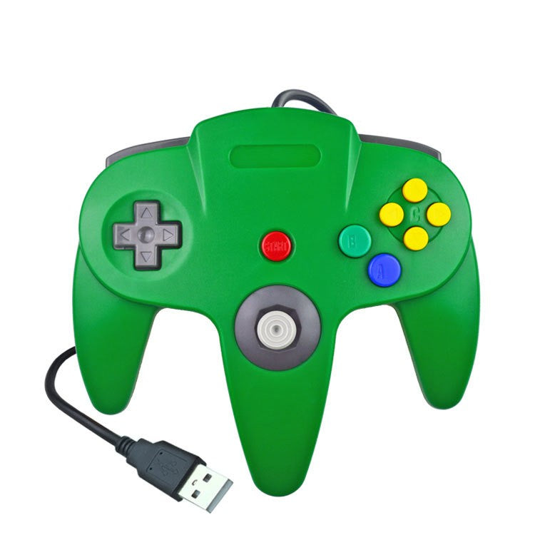 USB Wired Gamepad N64 Joystick Gamepad Controller for Mac Computer PC Handle USB Gamepad