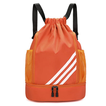 Large Capacity Versatile Lightweight Dry Wet Separation Multifunctional Sports and Fitness Harness Pocket Backpack