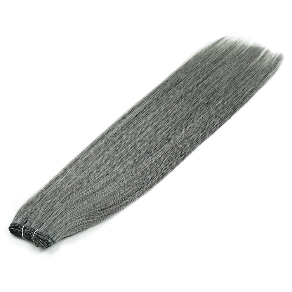 Alibaby Extensões de Cabelo Liso Ombré Tecelagem 26 Polegadas Cabelo Sintético Liso Longo Pacotes Cheios até as Pontas 150g
