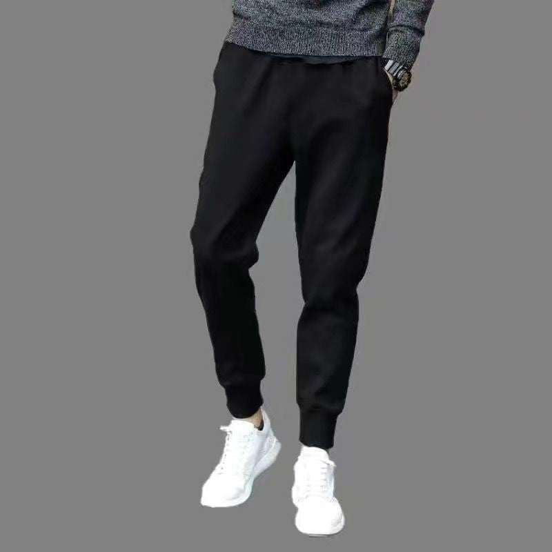 Men's down Cotton Pants Winter Thiened Warm Casual Trousers Windproof Outdoor Sports Jaet Youth ular Long Pants