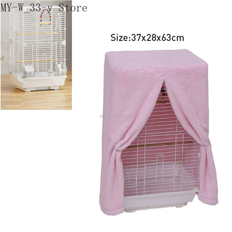 Capa Para Gaiola De Pássaros De Inverno Quente Respirável À Prova De Respingo Grande Capa Para Gaiola De Pássaros Sombra Protetora Para Gaiola De Papagaio Produtos Para Pássaros