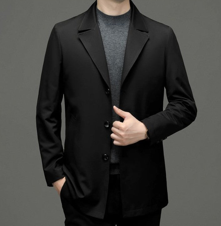 Long Male Blazer Plus Big Size Single Breasted Coat Oversize Menswear Fashionable Men's Suit Jackets New in Classic Casual 2025