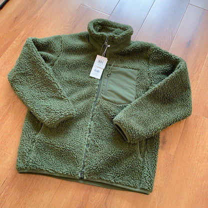 Motorcycle Outdoor Fleece Jacket For Men/Women Double Sided Fleece Thickened Plush Rider Cycling Suit Lamb Wool Windproof Jacket