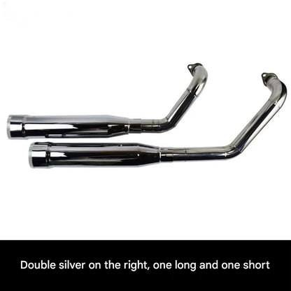 For BENDA Chinchilla 300 modified accessories, double snake-shaped exhaust pipe, deep bass with rich horse hoof sound