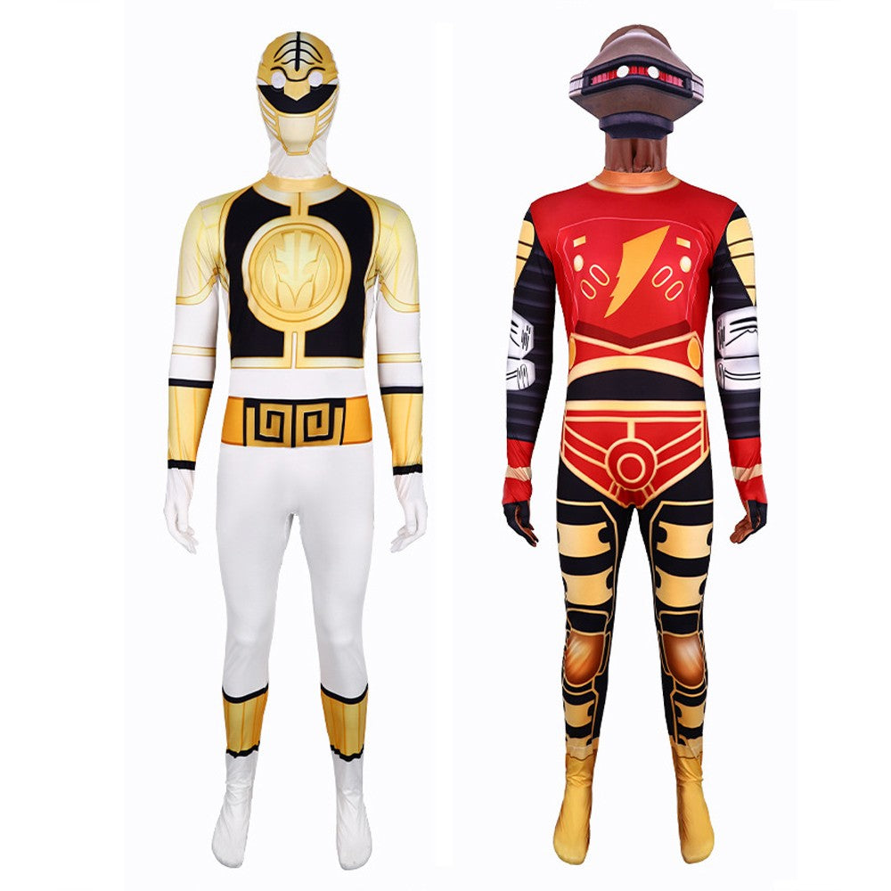 Morpher Superhero Cosplay Costume Samurai Sentai Shinkenger Rangers Cosplay Fantasia Halloween Birthday Party Jumpsuit Mask Suit