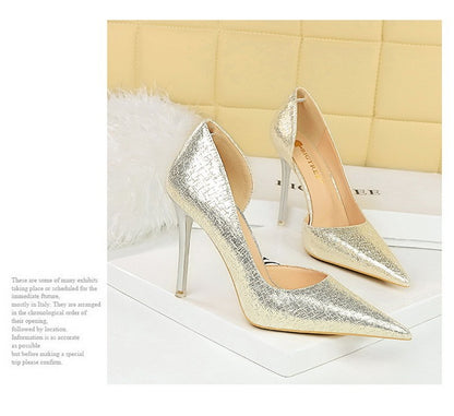 BIGTREE Shoes Sequin Cloth Women Pumps Fashion Wedding Shoes Luxury High Heels Women Shoes Stilettos Heels Sexy Party Shoes 2025