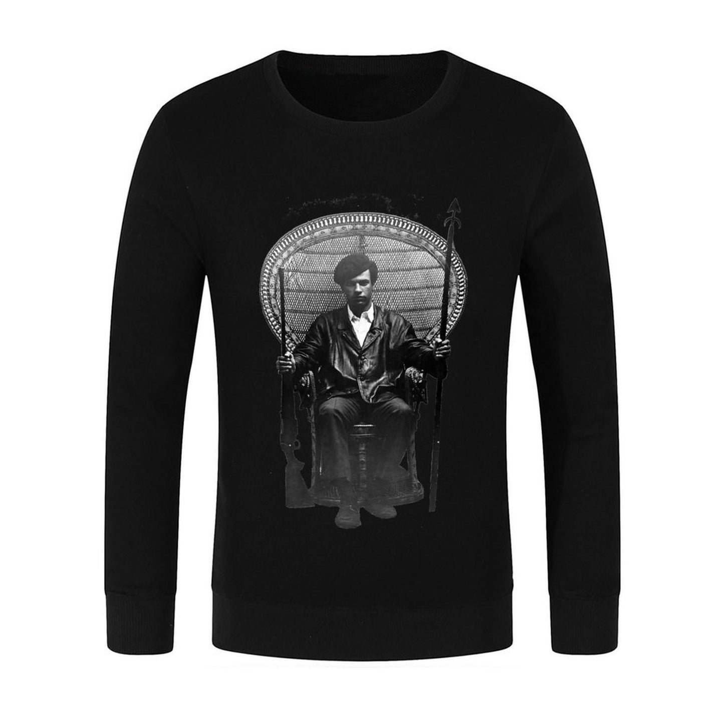 Huey P Newton Pullover blouse men's winter sweater men clothing graphic t shirts men sweatshirt male