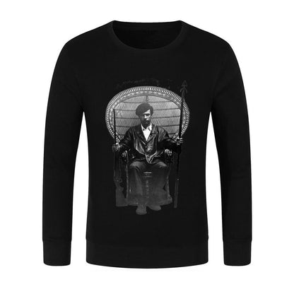 Huey P Newton Pullover blouse men's winter sweater men clothing graphic t shirts men sweatshirt male