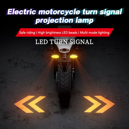 Motorcycle Turn Signal with Projection Turn Signal Motorcycle Light Led Environment Turn Signal Light Highlight Warning Light