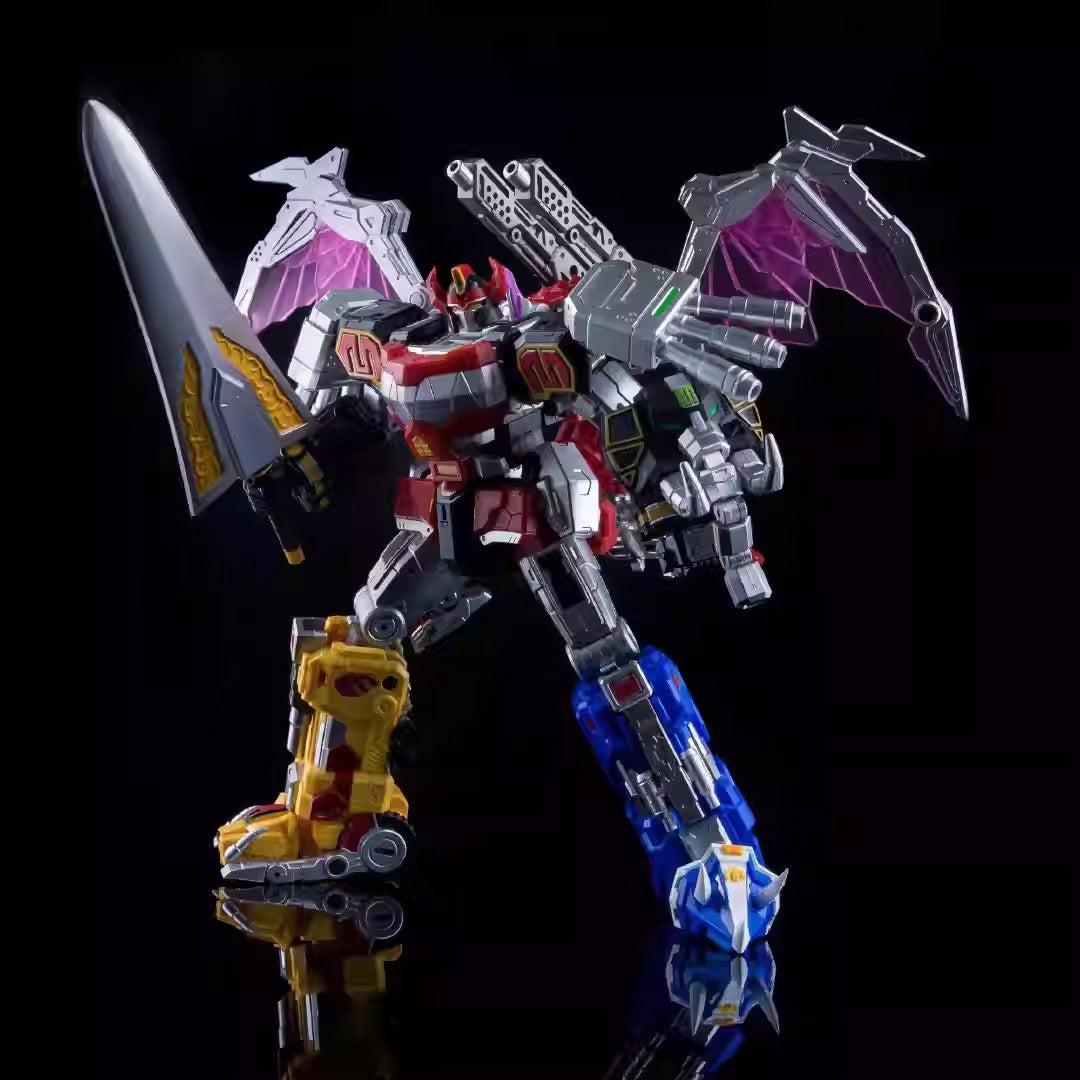 Pré-Venda Power Rangers Lucky Cat Micro Cosmos Mc-05 & Mc-03 Dragon King Caesar Action Figure Colecionável Modelo Montável
