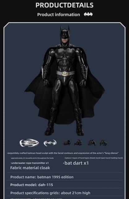 Dc Figures Beast Kingdom Bell Keaton Pattinson Clooney Batman Action Figurebatman Figure Dc Action Figures Model Gift Original