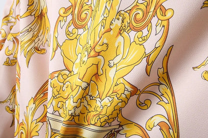 Luxury Brand Gold Floral Black Blazer Jacket High Quality Men Women Peak Lapel Baroque Suit Jacket for Wedding Party Prom