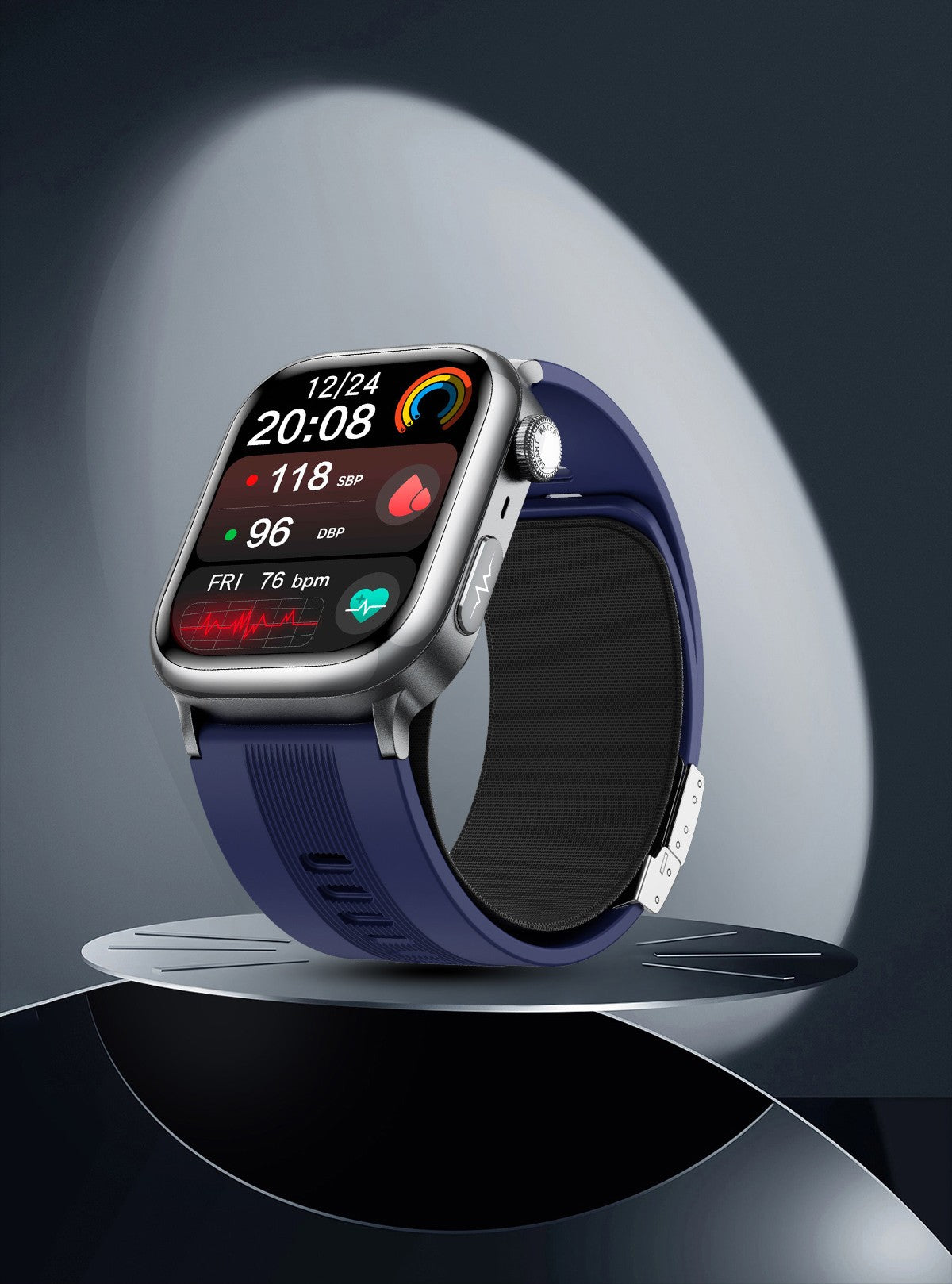 2026 New Air Pump+Air Bag+NFC Health SmartWatch Precise Blood Pressure Blood Fat Monitoring Voice Call Smartwatch For Men Women