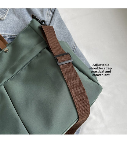 Multi Functional Tote Bag: Durable Nylon Work & Daily Shoulder Purse, Large Capacity Handbag Crossbody Bags for Women Daily Use