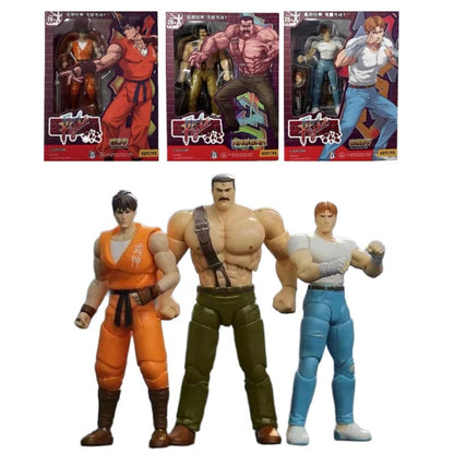 ?Em Estoque? Boneco de Ação Original 52TOYS CAPCOM Final Fight PVC 10CM Anime Bonecos de Ação Colecionáveis Presentes Modelos