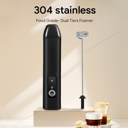 Batedor de Ovos Elétrico Portátil Recarregável USB Espumador de Leite 3 Velocidades Mixer para Café Bebidas Culinária