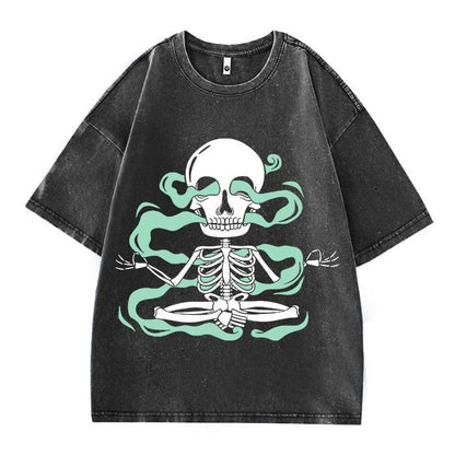 Misfortonez Spider Web Graphic Print Cotton T Shirts for Men 2025 Summer Streetwear Short Sleeve Tees Casual T-shirt Mens