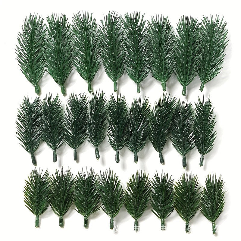 10/20Pcs Pine Branches Artificial Plants Christmas Wedding Home Tree Decor DIY Handcraft Bouquet Gift Box Fake Plants Needle