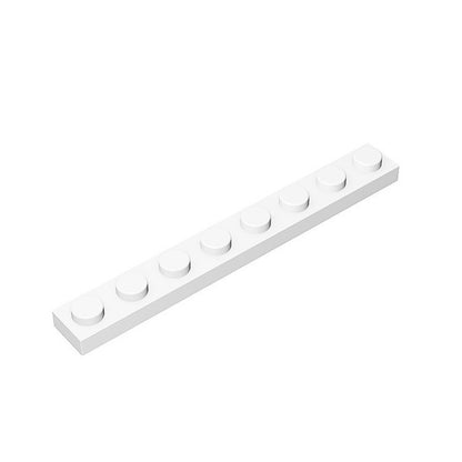 10 Peças Quebra-Cabeça Partícula 3460 Placa 1x8 Bloco de Montar Kit Pneu de Alta Tecnologia Placa de Luz de Prancha Brinquedos Presentes