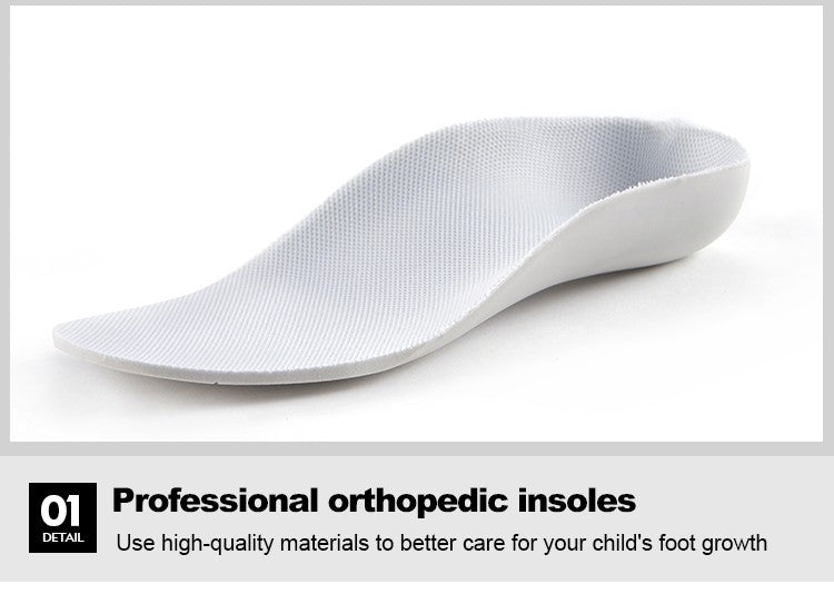 Kids Sneakers Children Orthopedic Shoes, Tip Toe Walking High-Top Ankle Support Anti-Slip Sole Trainers for Girls Boys