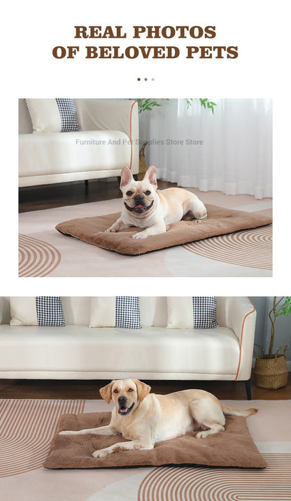 Almofada térmica autoaquecível para animais de estimação, almofada térmica extra quente para caixas de cachorro lavável antiderrapante, tapete para canil, suprimentos para cães e gatos de pequeno e médio porte