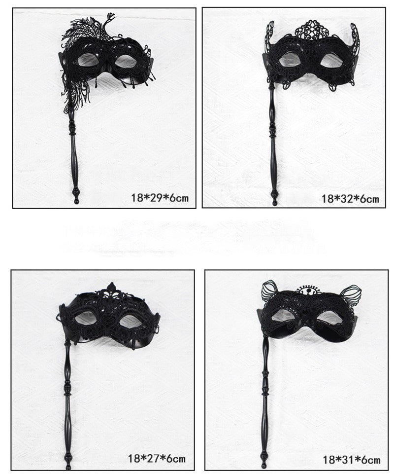 Masquerade Mask For Women Masquerade Mask With Holding Stick Mardi Gras Carnival New Year Prom