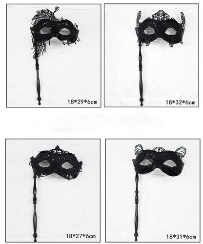 Masquerade Mask For Women Masquerade Mask With Holding Stick Mardi Gras Carnival New Year Prom