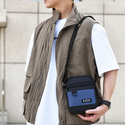 New Oxford Cloth Men Shoulder Bag Waterproof Large Capacity Crossbody Bag Comfortable Portable Messenger Bag Outdoor