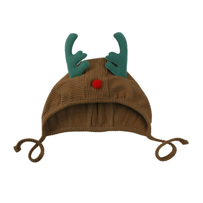 2025 Christmas Baby Suspender Pants with Hat Infant Knit Trousers Outfits Cute Toddler Newborn Casual Leggings Costumes